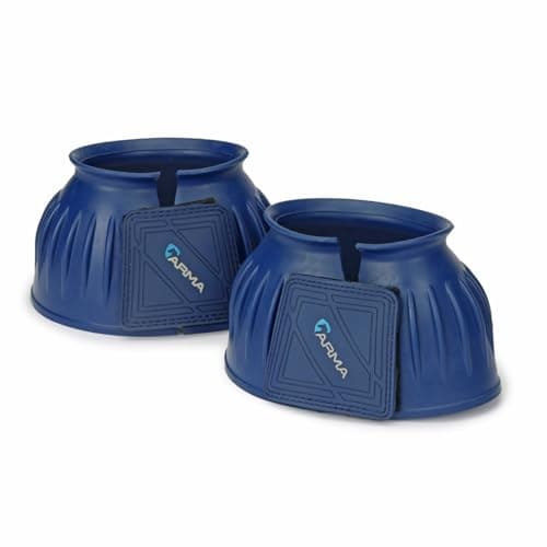 Image of Shires ARMA Touch & Close Over-Reach Boots Large Royal Blue