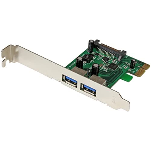 Image of StarTech.com PEXUSB3S24 2 Port PCI Express (PCIe) SuperSpeed USB 3.0 Card Adapter with UASP, SATA Power, Dual Port USB 3 PCIe Controller