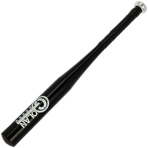 Image of Golan Black Lightweight Durable Alloy Aluminium Metal Full Size Outdoor Practice Training Baseball Softball Rounders Bat Single or Pair 24-32 (2, Inches, 24, Inches, 2, Inches, 2, Inches, 2, Inches)