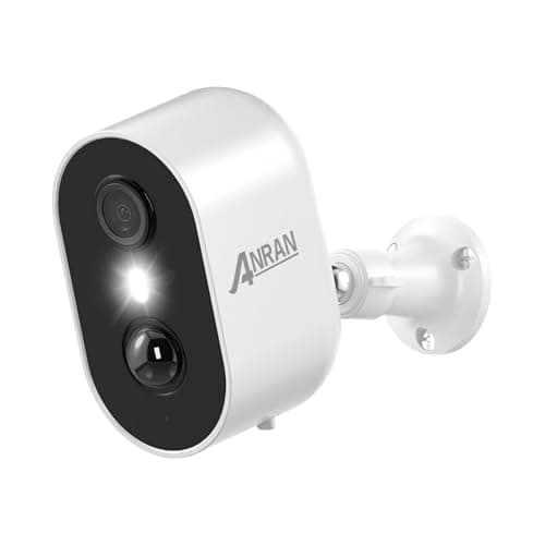 Image of ANRAN 2K Wireless Security Camera Outdoor/Indoor, AI Motion Detection, Color Night Vision Home Security Camera, 2-Way Talk, Spotlight Siren Alarm, Battery Operated Security Camera, Work with Alexa, C2