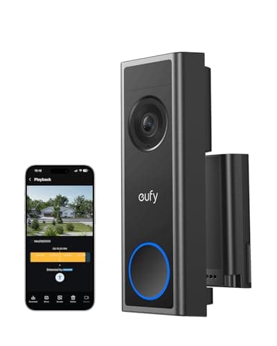 Image of eufy Security Video Doorbell Camera Wireless C31, 2K FHD, Dual Power Options, Live Video Call, Easy Installation, Quick-Release Battery, 24/7 Recording, HomeBase S380 Compatible, No Monthly Fee