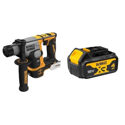 Image of DEWALT DCH172N-XJ 18V XR Brushless Compact 16mm SDS Plus Hammer Drill - Bare Unit + DEWALT Battery