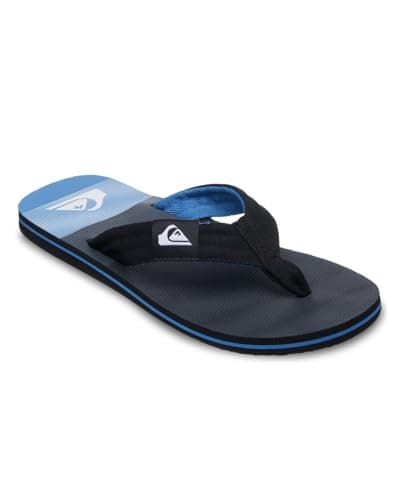 Image of Quiksilver Men's Molokai Layback Flip Flops Sandals Black Size UK 10