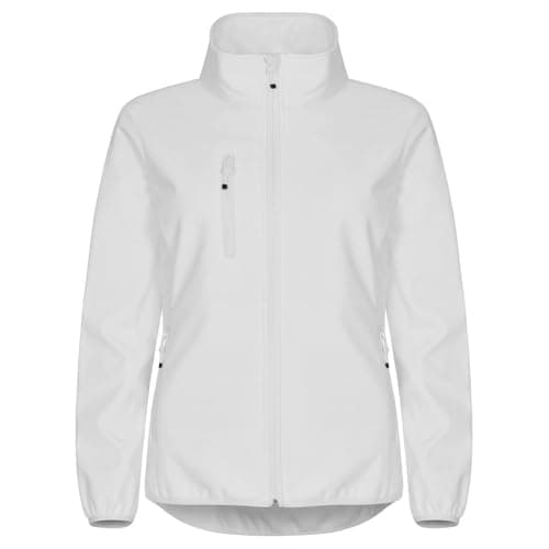 Image of CliQue Womens/Ladies Classic Soft Shell Jacket (L) (White)