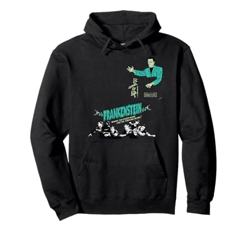 Image of Universal Monsters Frankenstein Vintage Poster Pocket Pullover Hoodie