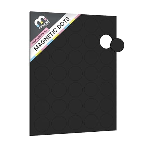 Image of TMS Magnets for Crafts Self-Adhesive (1.5mm thick, 25mm [70 circles in pack])