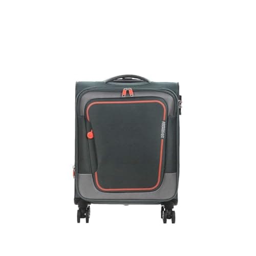Image of American Tourister Pulsonic - Spinner S, Expandable Hand Luggage, 55 cm, 40.5/43.5 L, Green (Dark Forest)