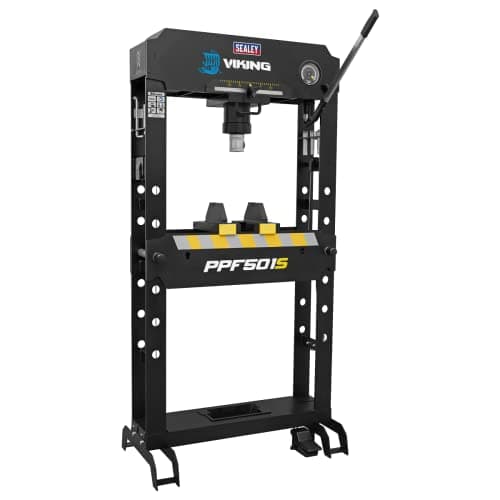 Image of Sealey 50 Tonne Viking Heavy Duty Floor Type Air/Hydraulic Press - PPF501S