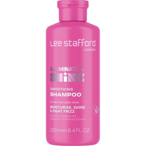 Image of Lee Stafford Smoothing Shampoo | Illuminate & Shine - Best for Dry Dull Hair, Lightweight Clarifying Gel for A High Gloss Sleek Silk Shiny Finish, Infused with Marula Oil for Rich Moisture, 250 ml