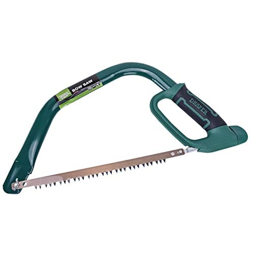 Image of Draper Expert 300 mm Hardpoint Bow Saw | Heavy Duty Hand Saw | Pruning Tree Tool | Rigid Tubular Frame | Soft Grip Cutting Gardening Tool | 94979
