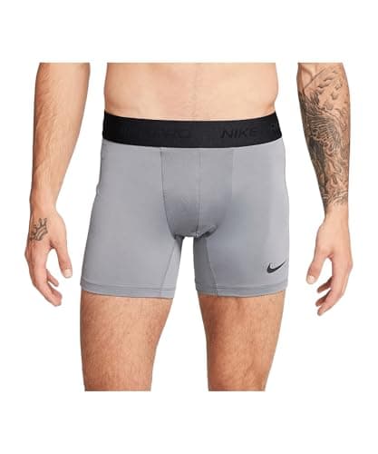 Image of NIKE FD0685-084 M NP DF Short 5 in Shorts Men's Smoke Grey/Black Size M