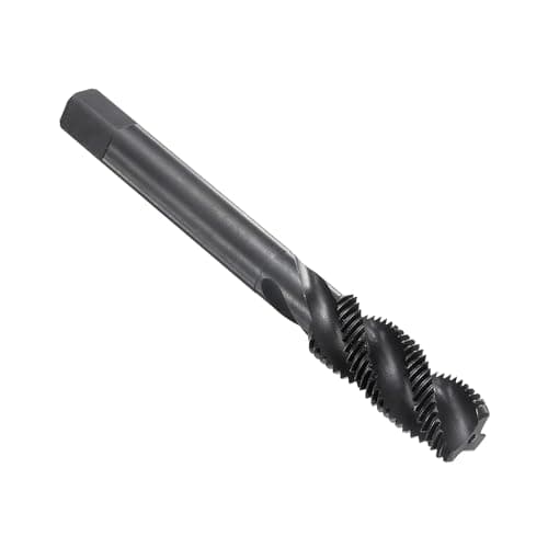 Image of sourcing map Spiral Flute Thread Taps M12 x 1.25 H2 Metric Machine Threading Tap Bit, Nitrided Coated Screw Tapping Repair Tool, M2 High-Speed Steel (HSS)
