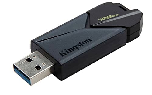 Image of Kingston DataTraveler Exodia Onyx USB Flash Drive 3.2 Gen 1 DTXON/128GB - with Sleek Moving Cap