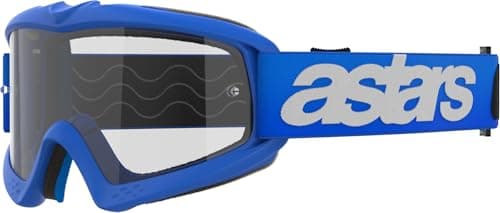 Image of Alpinestars Vision Blaze Clear Youth Motocross Goggles, blue/white, One Size