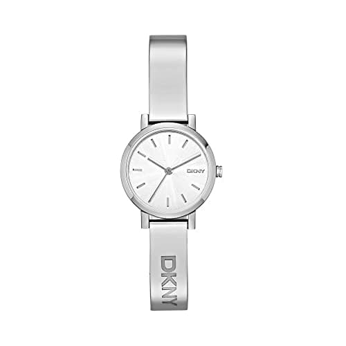 Image of DKNY Watch for Women Soho, Three Hand movement, 24mm Silver Stainless Steel case with a Stainless Steel strap, NY2306