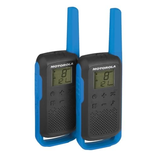 Image of Motorola Solutions TLKR T62 PMR446 2-Way Walkie Talkie Radio - Blue (Twin)