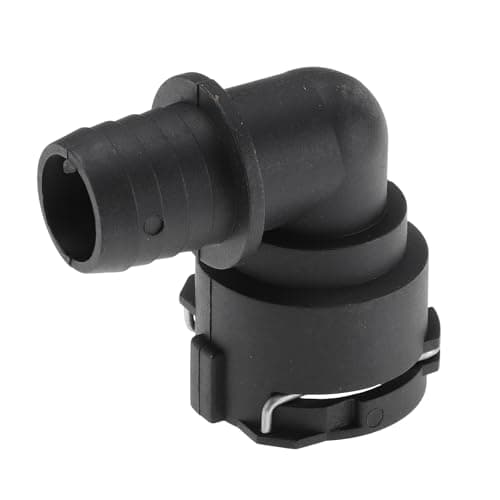 Image of Partuto Engine Coolant Hose Connector for Opel Mokka J13 2012-2022 Plastic Radiator Coolant Hose Pipe Connector No.96958300 Black 1 Pcs