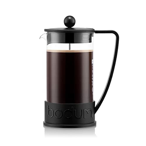 Image of BODUM 10948-01 Brazil French Press Coffee Maker, Black, 3 Cups