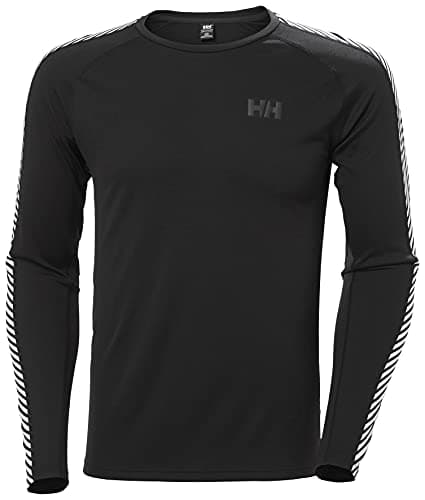 Image of Helly Hansen Men's LIFA Active Stripe Crew, Black, 2XL