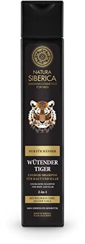 Image of Natura Siberica Angry Tiger Energy Shampoo for Skin and Hair Pack of 2 x 250 ml