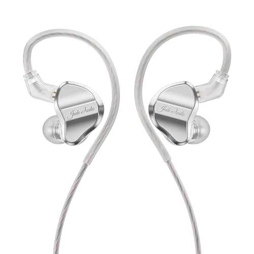 Image of FiiO JD1 High Performance Dynamic Driver HiFi Bass Stereo in Ear Monitor Headphones Sport Gaming Earbuds with Mic (Silver)