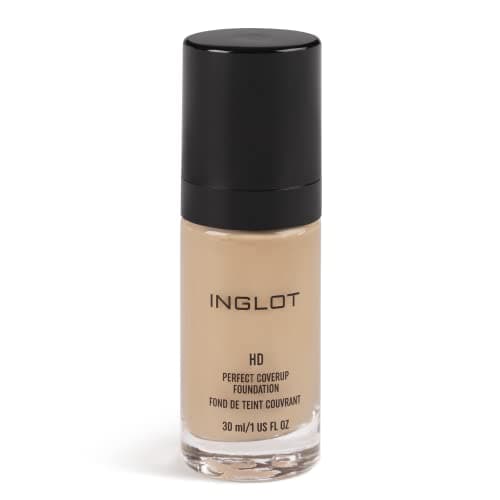 Image of Inglot HD Perfect Coverup Foundation, for a Long-Lasting Effect with HD Pigments, Hypoallergenic, Natural, Flawless Look, with White Truffle Extract, 30 ml: 81
