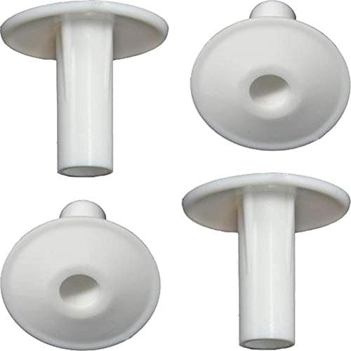 Image of 1STec 4 x White Single RG6 Coaxial Freeview Coax TV Aerial Cable Entry Protecting + Brick Repair Grommets for Webro WF100 CT100 WF65 Freesat Shotgun Satellite Dish or Rooftop Antenna Lead (4 x Bushes)