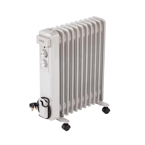 Image of Oypla Electrical 2500W 11 Fin Portable Oil Filled Radiator Electric Heater