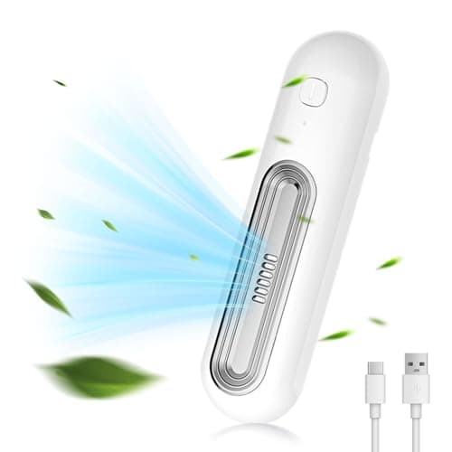 Image of Fridge Deodoriser, Rechargeable Odour Neutraliser Ozone Generator 2 Modes Electric Refrigerator Air Purifier Mini Odor Remover Machine USB Charging for Fridge Home Car Toilet Bathroom