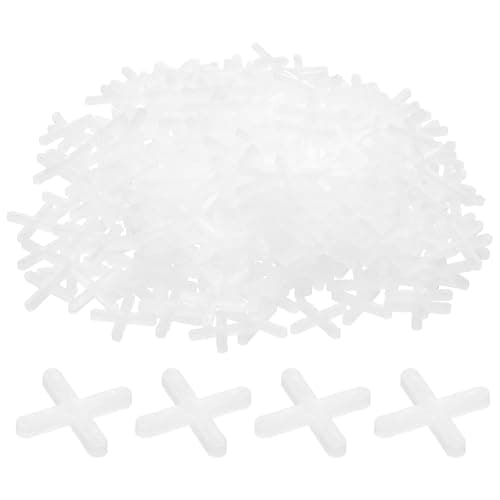 Image of sourcing map 500pcs Tile Spacers 3mm Hard Plastic Cross Tiles Leveler Spacer Installation Ceramic Spacing Clips for Wall Floor
