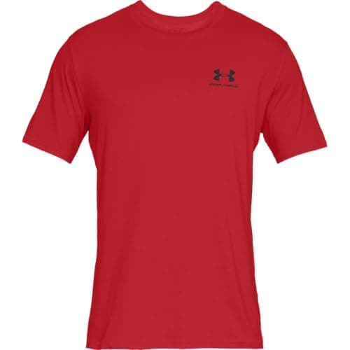 Image of Under Armour Men Sportstyle Left Chest, Super Soft Men's T Shirt for Training and Fitness, Fast-Drying Men's T Shirt with Graphic