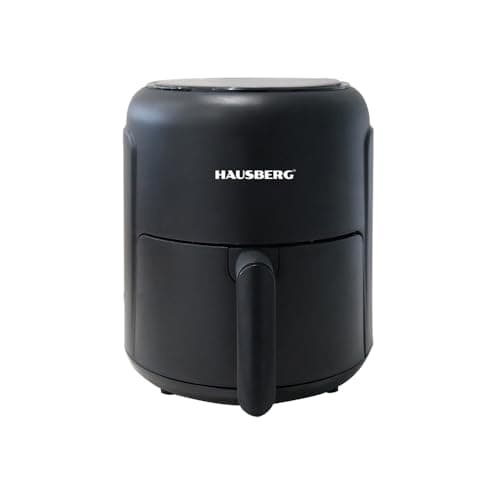 Image of Hausberg 2.6L Digital Air Fryer – 7 Presets, Touchscreen, Non-Stick Basket, 30-Min Timer, 80–200°C Temp Control, Overheat Protection – 1600–1800W, Black