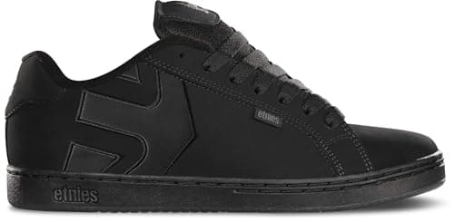 Image of Etnies Men's Fader Sneakers, Black 013 Black Dirty Wash 013, 14 UK