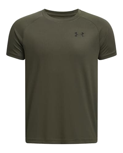 Image of Under Armour Tech 2.0 Short-Sleeve T-Shirt, Navy Od Green/Black, 160 Boy, Navy Blue Od Green/Black, YXL