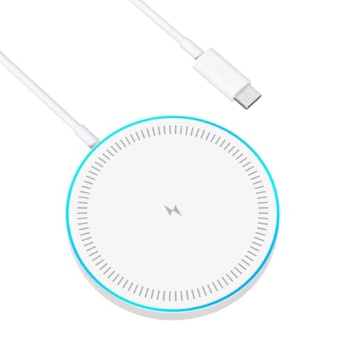 Image of Sanicata Wireless Charger, Magnetic Wireless Charging Pad for iPhone 16/15/14/13/12/11 Pro/Pro Max/XS Max/XR/SE, 15W Max Fast Wireless Charger for Samsung Galaxy S24/S23/S22/S21S20/Note10/9, AirPods