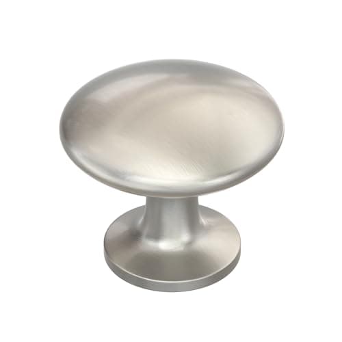 Image of LONTAN 5 Pack Brushed Nickel Door Knobs Drawer Knobs for Kitchen Door Cabinet Pulls Zinc Alloy Kitchen Cupboard Furniture