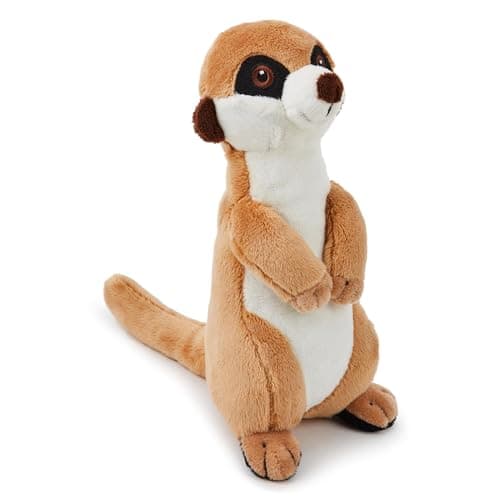 Image of Zappi Co Meerkat 20 cm Plush Toy Realistic Soft Cuddly Animal, Detailed & Lifelike, Fun for Play & Display, Featured on TikTok (20cm Length)
