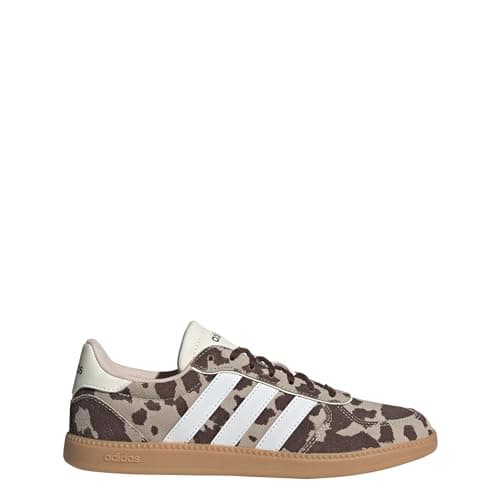 Image of adidas Women's Breaknet Sleek Shoes, Off White/FTWR White/core Black, 6 UK