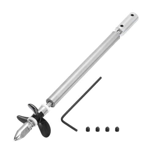 Image of sourcing map Drive Shaft W Propeller and Coupling Joint for RC Boat Coupler Assemble Kit, L130mm Shaft, L80mm Sleeve, D36mm Three Propeller, Fit for 4 mm Motor Shaft