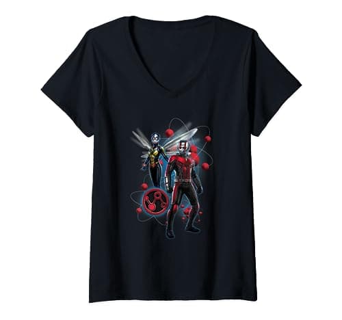 Image of Ant-Man and The Wasp Particle Pose V-Neck T-Shirt