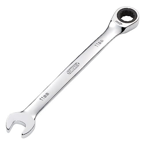 Image of Draper 31008 Hi-Torq Metric Ratcheting Combination Spanner, 11mm, Blue