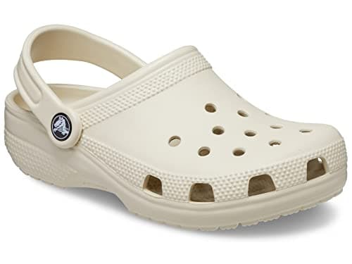 Image of Crocs Unisex Kids Classic Clog K Clogs, Bone, J5 UK