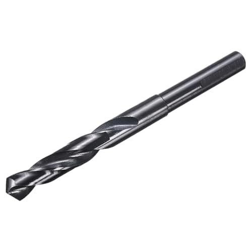 Image of sourcing map 13.5mm Drill Bit 12mm Reduced Shank M35 Cobalt High-Speed Steel Twist Nitriding Black Surface 118° Drill for Steel Alloy Cast Iron High Hardness Materials