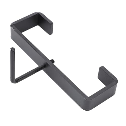 Image of Wakects Concrete Post, Concrete Column Pillar Clamp Heavy Duty Carbon Steel C L for Standard 4 Inch Posts Fence Mailbox Birdhouse Planters