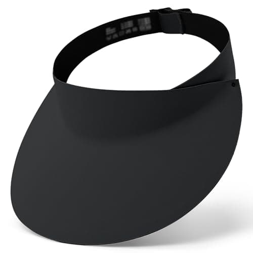 Image of MK MATT KEELY Sun Visor Cap Women Wide Brim Golf Visors Ladies One-Piece Lightweight Running Hat with UV Protection Black