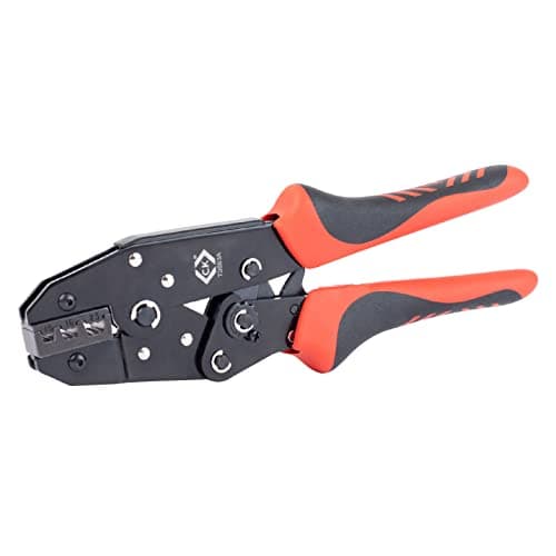 Image of C.K Ratchet Crimping Pliers for Bootlace Ferrules 10-25mm², Multicolor (T3683A)