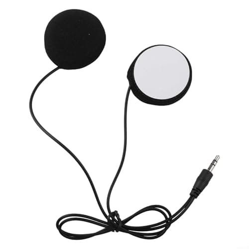 Image of For Cardo Packtalk & Motorcycle Intercom System, Motorcycle Helmet Headset Microphone with Flexible Cord and Hardwire, 1 Meter Cable, Black(A)