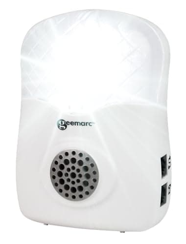Image of Geemarc CL12 - Telephone Ringer Amplifier with Bright Flashing Light - Works with Landline Phones - Wall Mountable - Ideal for Noisy Environments and Hearing Impaired People