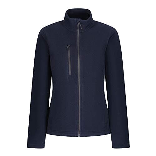 Image of Regatta Professional Womens Honestly Made Recycled Full Zip Fleece Jacket, Navy, 12 EU