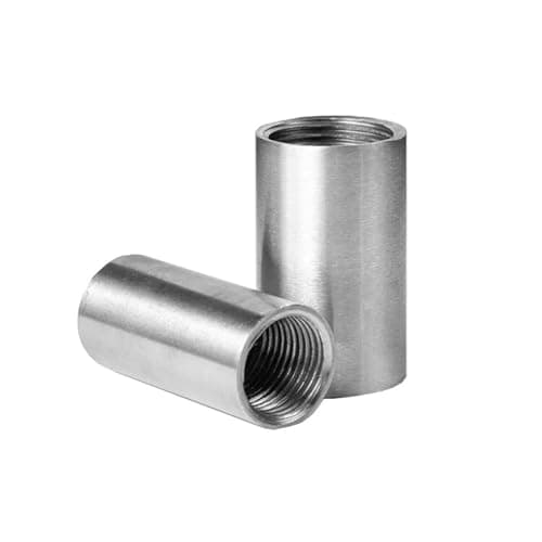 Image of 3/8" BSPP Female Thread Long Nipple 304 Stainless Steel Pipe Fitting Connector (Length 180mm)